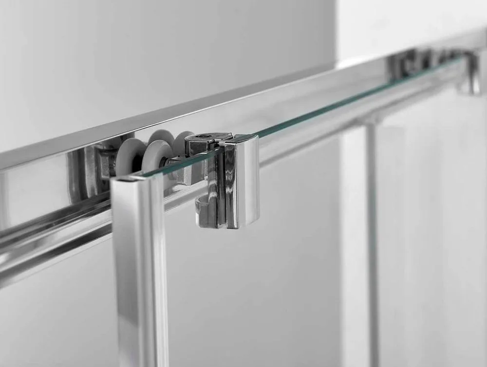 Душевая дверь в нишу Vincea Alpha VDS-3AL140CL 140 см, стекло прозрачное, хром Sancos — официальный сайт