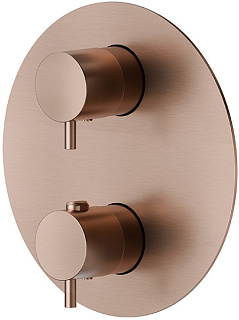 Внешняя часть смесителя  Newform X-Steel 316, 69663EX.59.067, брашированная бронза
