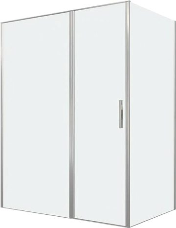 Душевой уголок Allen Brau Priority 160x100, профиль серебро браш, стекло прозрачное