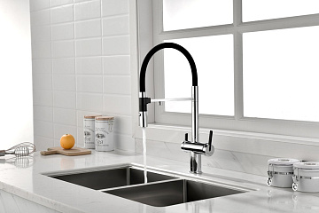 Смеситель для кухни Paulmark Gravity Gr213888-CR, хром