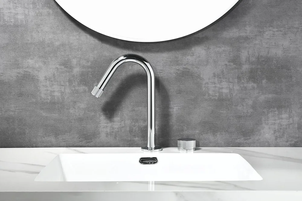 Смеситель для раковины Black&White Gravity 7108C chrome Sancos — официальный сайт
