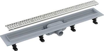 Душевой трап (лоток) AlcaPlast APZ10-Simple 950M APZ10-950M, с решеткой и опорами