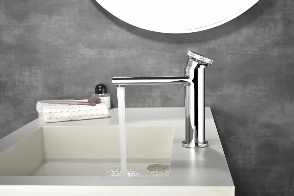 Смеситель для раковины Black&White Gravity 7107C chrome Sancos — официальный сайт
