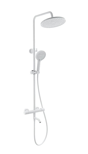 Душевая стойка Wonzon & Woghand INN 3 WW-B3065-T1-MW, матовая белая