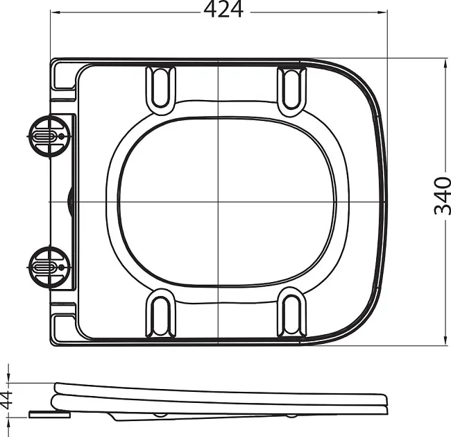 Крышка-сиденье BelBagno Marmi BB052SC с микролифтом Sancos — Оригинал