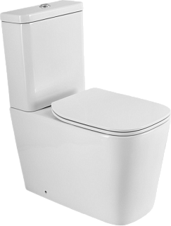Унитаз-компакт напольный BelBagno Albano BB120CPR безободковый, сиденье BB903SC с микролифтом