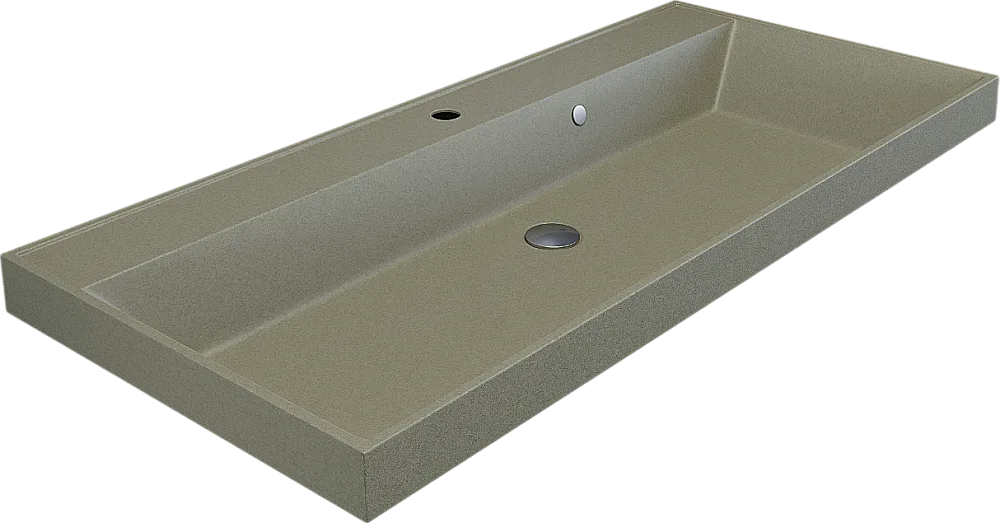 Мебельная раковина Uperwood Classic Quartz 293020636 100 см, матовая бежевая, десерт Sancos — официальный сайт