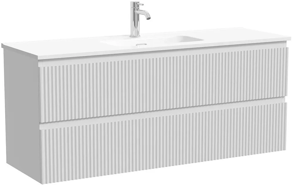 Тумба под раковину Sancos Snob R 120 подвесная Bianco (белый), SNR120/39W Sancos — официальный сайт