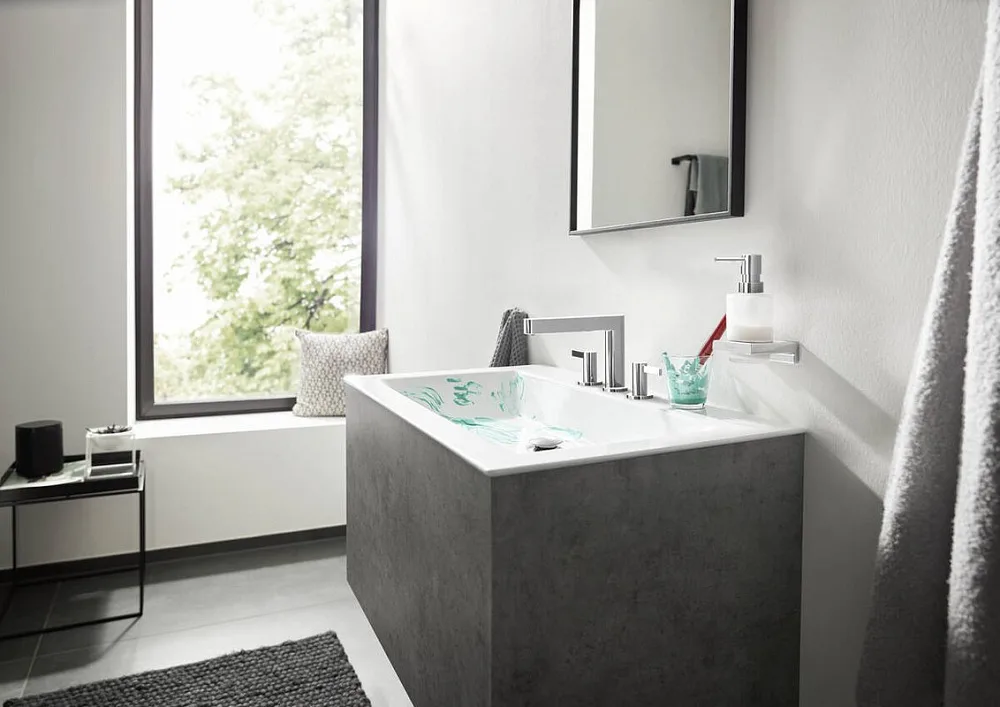 Смеситель для раковины Hansgrohe Finoris 110 76033000 хром Sancos — официальный сайт