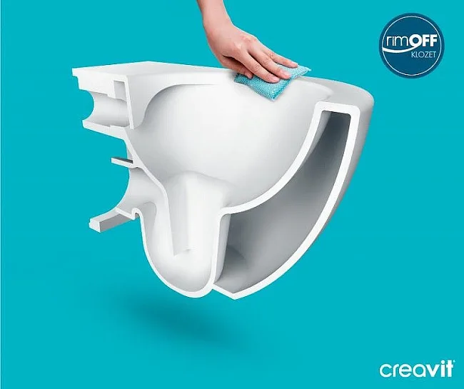Чаша для унитаза подвесного Creavit Free FE322-00CB00E-0000 белый Sancos — Оригинал