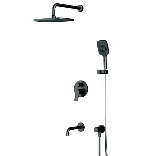 Душевой комплект AM.PM X-Joy FB85A3RH42 С ВНУТРЕННЕЙ ЧАСТЬЮ, черный
