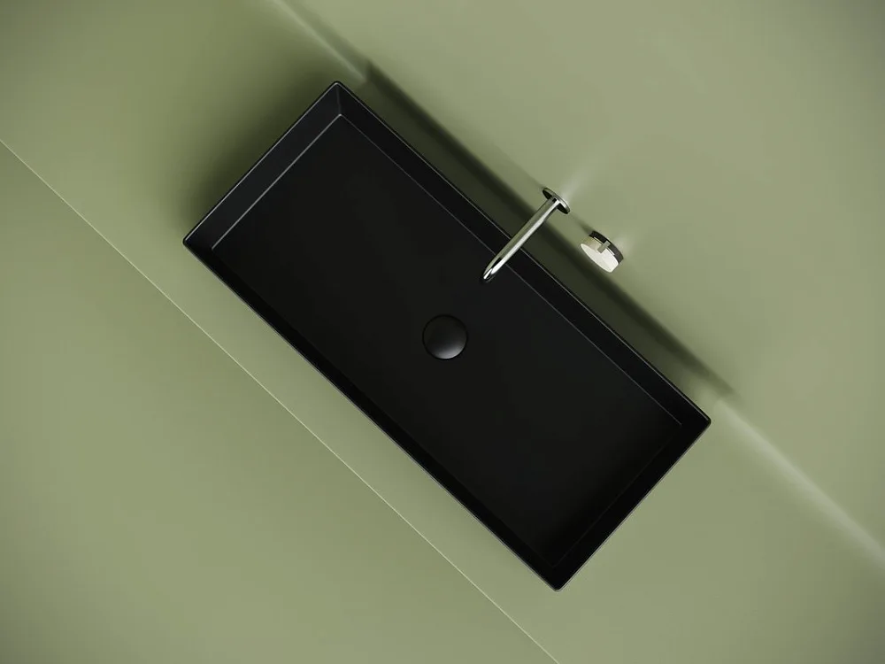 Накладная раковина Ceramicanova Element CN6072MB черная матовая Sancos — официальный сайт