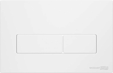 Система инсталляции для унитазов Wasserkraft Dinkel 58TLT.010.ME.WM03, с кнопкой смыва матовой белой