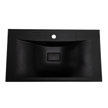 Мебельная раковина BelBagno BB800/450-LV-ART-PR-NERO черная матовая