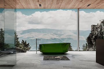 Акриловая ванна Abber Kristall 170x80 см, AT9706Emerald