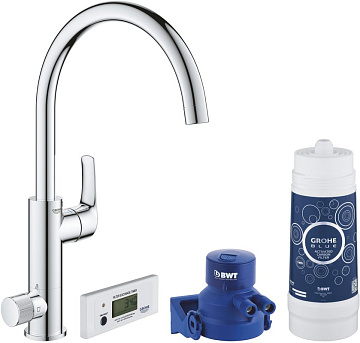 Смеситель для кухни Grohe Blue 30383000 с функцией фильтрации, хром