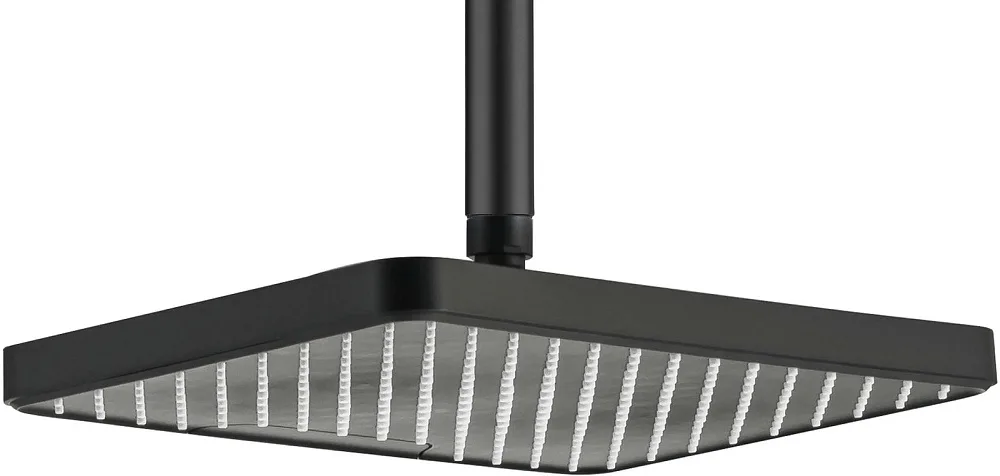 Верхний душ AQUATEK AQ2071MB 305х205 мм, черный Sancos — официальный сайт