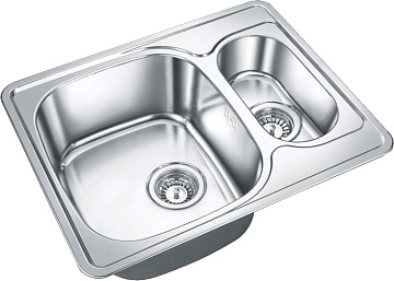 Мойка кухонная Emar Steel 5948