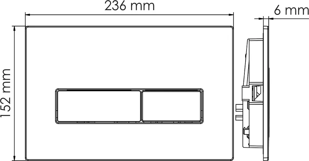 Система инсталляции для унитазов Wasserkraft Vils 56TLT.010.ME.MB03, с кнопкой смыва матовой черной Sancos — официальный сайт