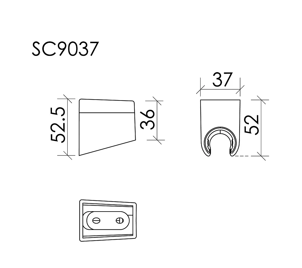 Настенный держатель Sancos SC9037BB брашированная бронза Sancos — официальный сайт