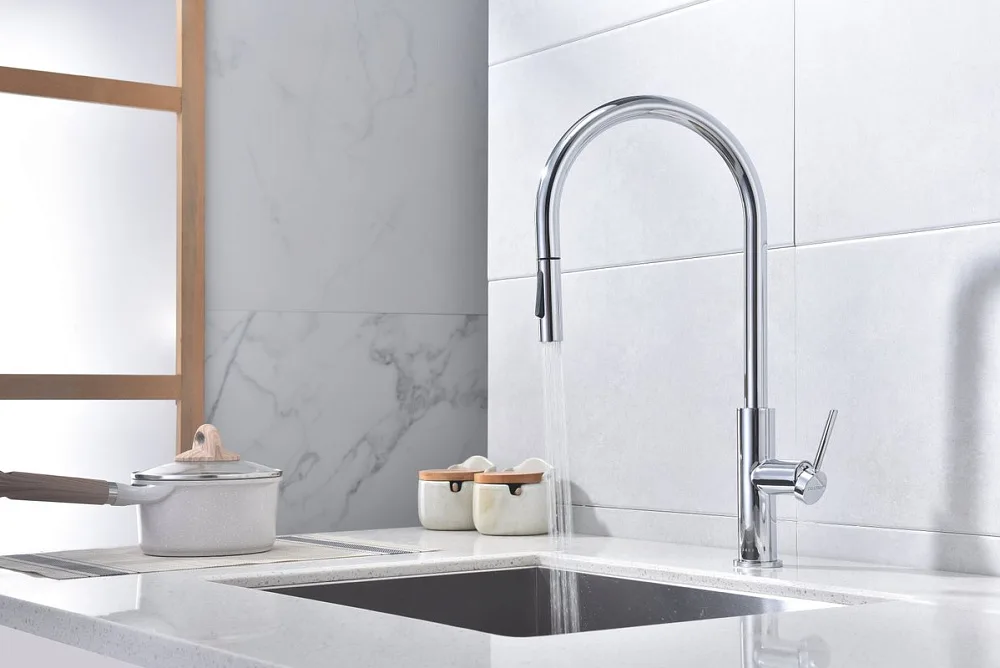 Смеситель для кухни Paulmark Senso Se215180-CR хром Sancos — официальный сайт