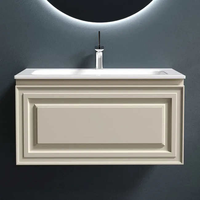 Тумба под раковину Sancos Very 80 подвесная Beige soft (капучино), VR80CE Sancos — Оригинал