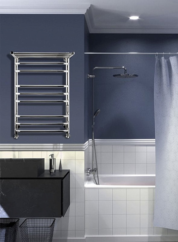Полотенцесушитель электрический Indigo Brace LCBLE70-40PRt серебристый