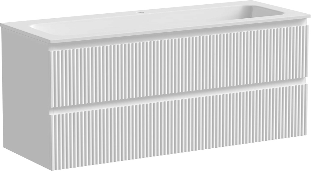 Тумба под раковину Sancos Snob R 120 подвесная Bianco (белый), SNR120W