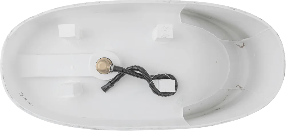 Ванна из искусственного камня Allen Brau Krion Neo 170x80 см, отдельностоящая, матовая белая, овальн Sancos — официальный сайт