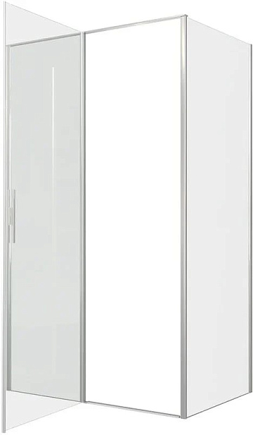 Душевой уголок Allen Brau Priority 120x80, профиль серебро браш, стекло прозрачное