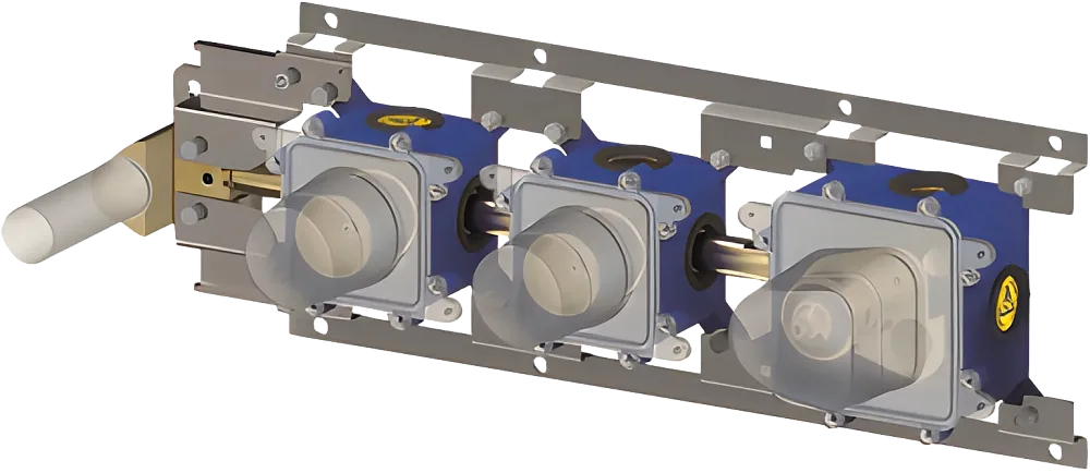 Душевой комплект Paffoni Modular Box KITMB000NO, С ВНУТРЕННЕЙ ЧАСТЬЮ, черный Sancos — официальный сайт