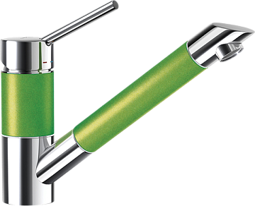 Смеситель для кухни Schock Cristalite SC-200-D выдвижной излив, мята