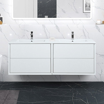 Мебельная раковина Cezares Bellagio 50215 141 см, bianco opaco