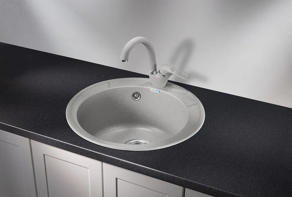 Мойка кухонная Granula Standart 4802, базальт Sancos — официальный сайт
