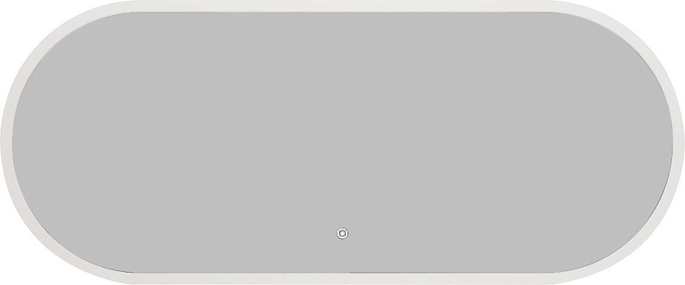 Зеркало Art&Max Bari 50x120 белый матовый