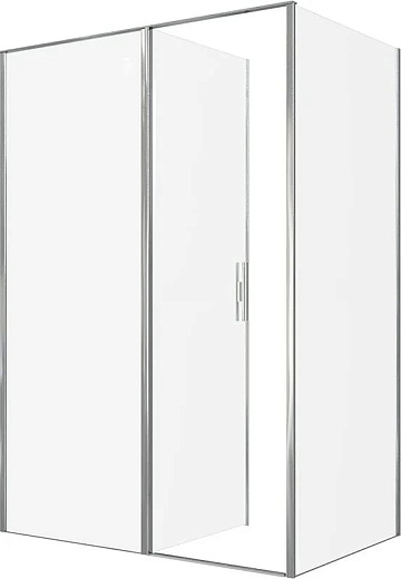 Душевой уголок Allen Brau Priority 140x90, профиль хром, стекло прозрачное