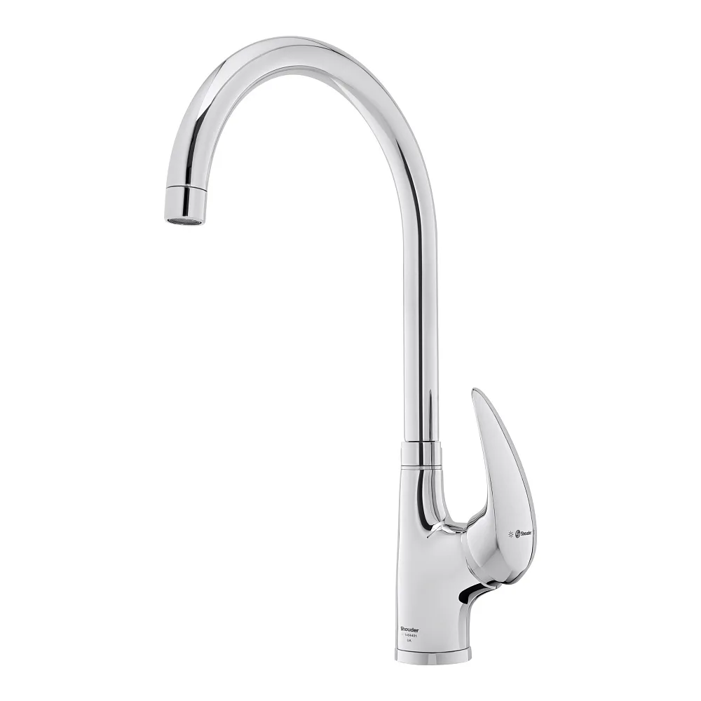 Смеситель для кухни Shouder Senior 0140504, хром Sancos — официальный сайт