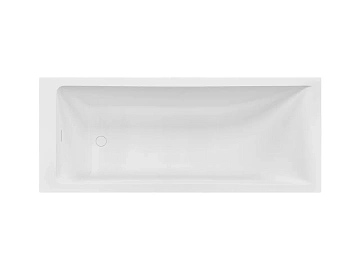 Ванна из искусственного камня Fontana Аура 170x70 см, пристенная, белая
