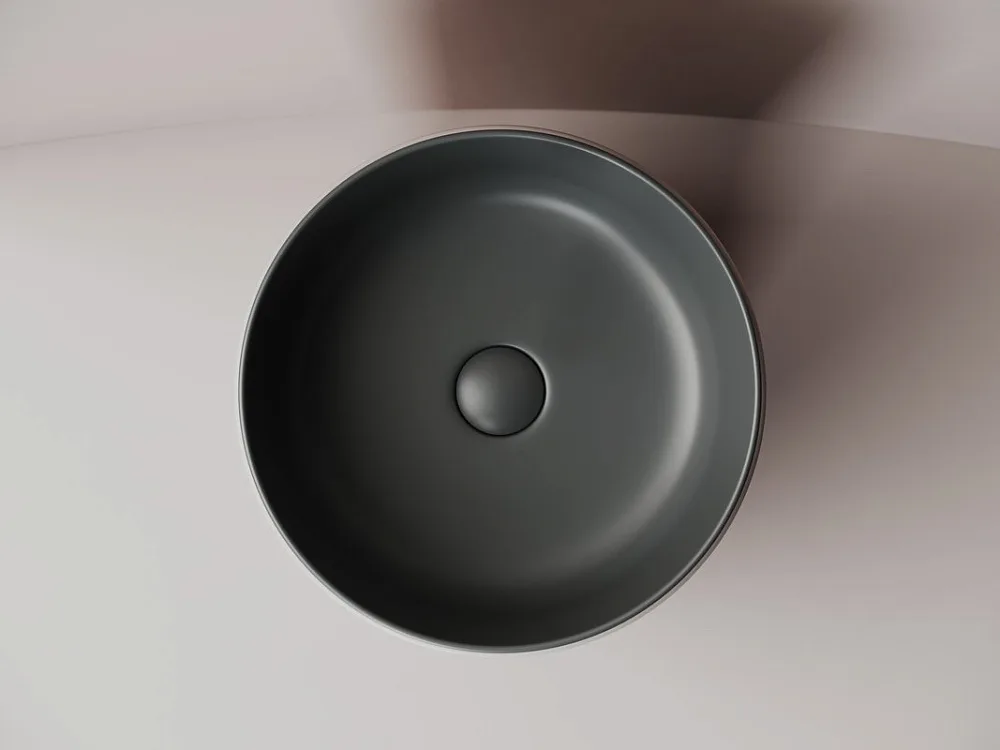 Накладная раковина Ceramicanova Element CN6073MDH матовый темный антрацит Sancos — официальный сайт
