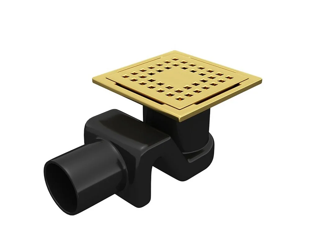 Душевой трап RGW Drain Leo 01-10Gb, золото brush, 10 см Sancos — официальный сайт