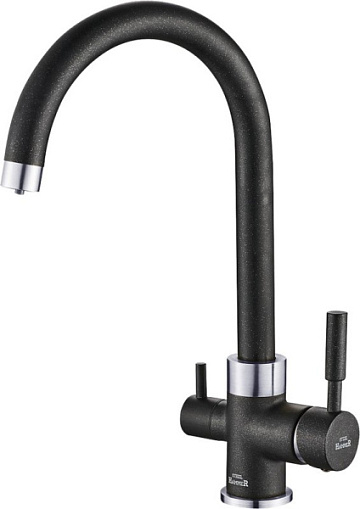 Смеситель для кухни Steel Hammer SH 713 Black Cr