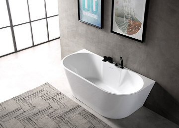 Акриловая ванна Abber 150x80 см, AB9296-1.5