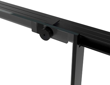 Душевой уголок Vincea Slim Soft VSR-1SS1012CLB 120x100, профиль черный, стекло прозрачное