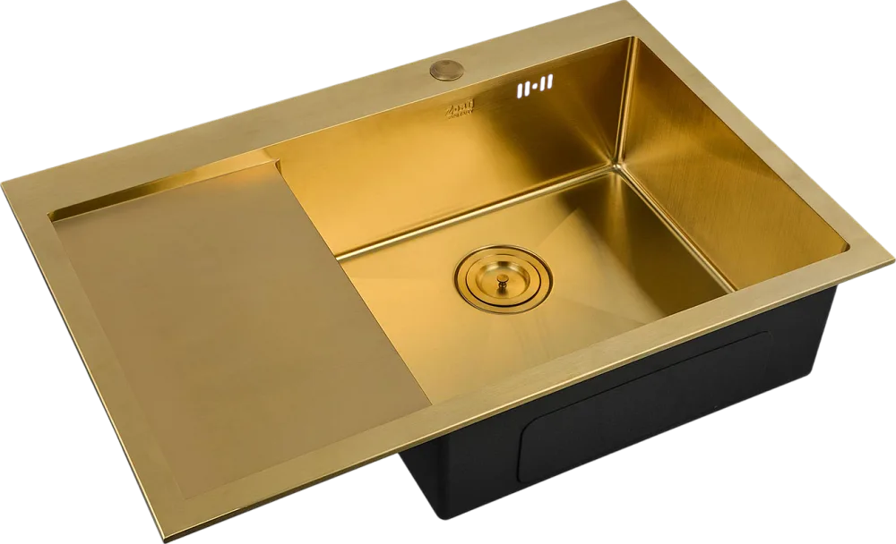 Мойка кухонная Zorg Inox PVD SZR-7851-R Bronze Sancos — официальный сайт