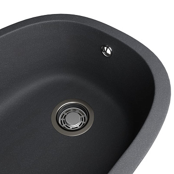 Мойка кухонная Emar Quartz EMQ-1560.P, оникс