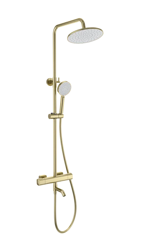 Душевая стойка Wonzon & Woghand STAY 1 WW-B3051-A1-BG, брашированное золото Sancos — официальный сайт