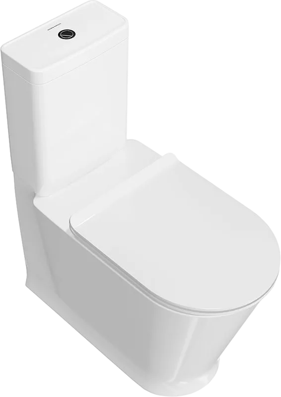 Унитаз-компакт напольный KERAMA MARAZZI Plaza Modern PLMR.wc.01 безободковый, антивсплеск, с микроли Sancos — официальный сайт