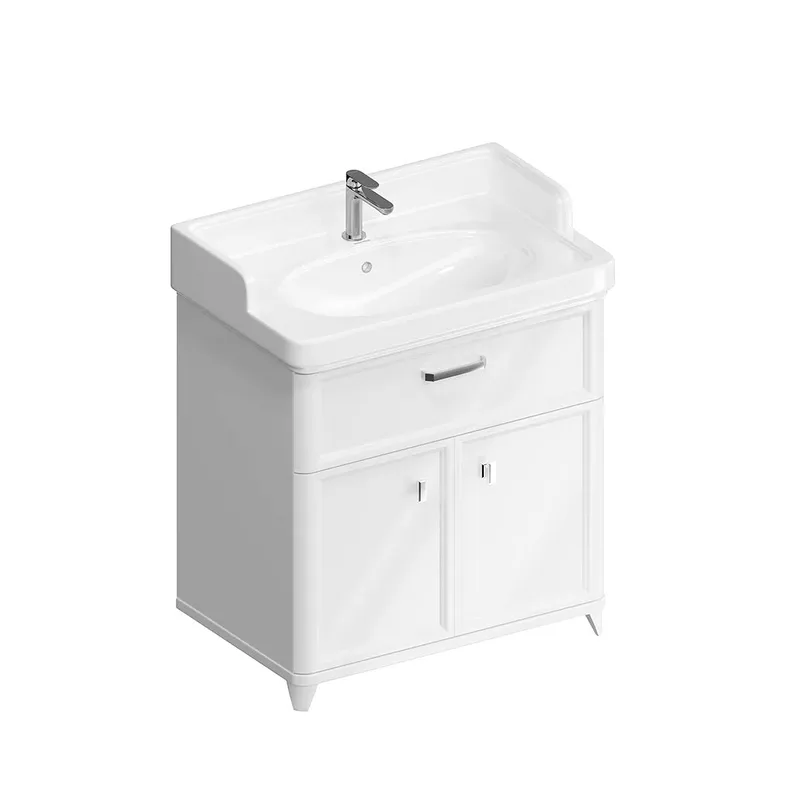 Тумба под раковину без столешницы KERAMA MARAZZI Pompei 80 напольная, с ящиком и дверцами, глянцевая Sancos — официальный сайт