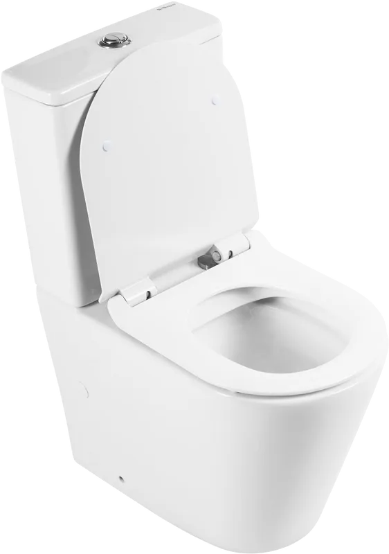 Унитаз-компакт напольный BelBagno Flay-r BB2149CPR BB2111SC с микролифтом, безободковый, глянцевый б Sancos — официальный сайт