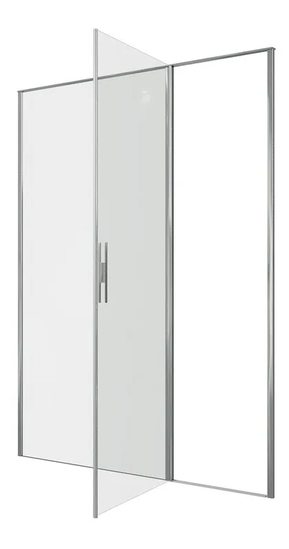 Душевая дверь в нишу Allen Brau Priority 3.31037.00 160 см, профиль хром, стекло прозрачное Optiwhit Sancos — официальный сайт